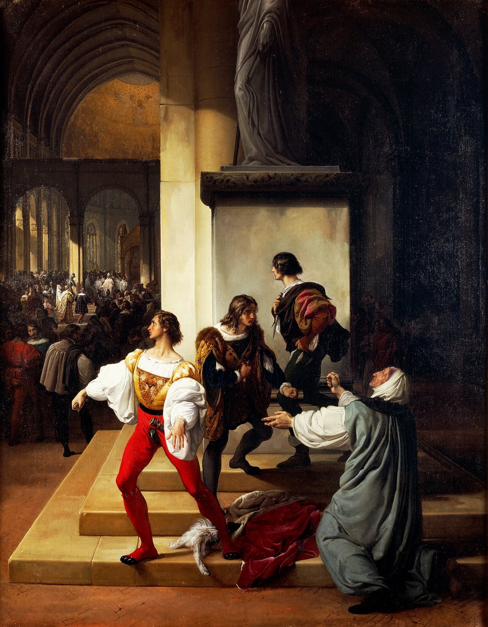 Spisek Lampugnani, Francesco Hayez (1791-1882) autorstwa Francesco Hayez