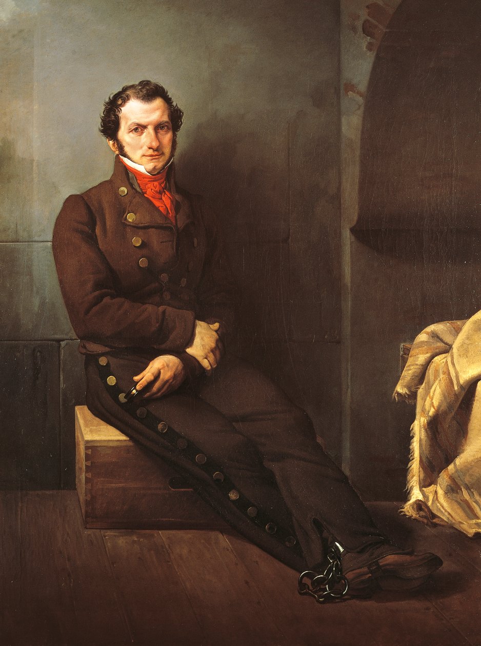 Hrabia Arese uwięziony autorstwa Francesco Hayez