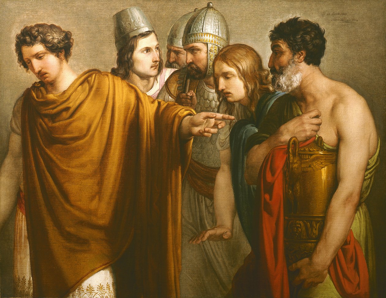 Śmierć Abradatasa (Abradates, Abradate) par Hayez, Francesco (1791-1882). olej na płótnie autorstwa Francesco Hayez