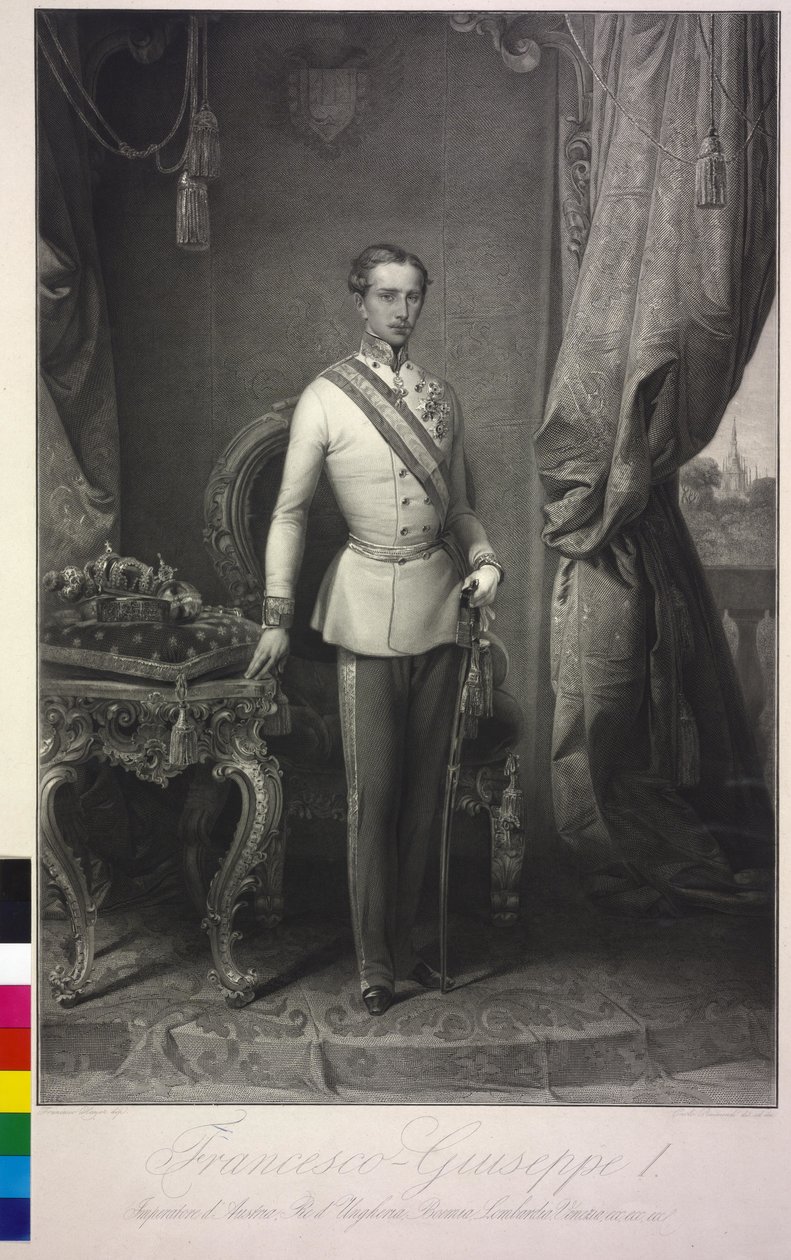 Cesarz Austrii Franciszek Józef I autorstwa Francesco Hayez