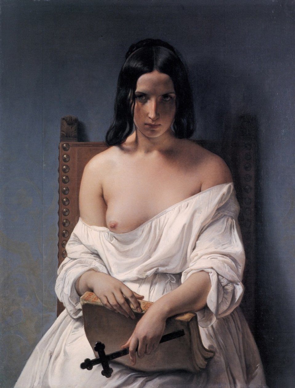 Włoski:  La Meditazione Medytacja nad historią Włoch autorstwa Francesco Hayez