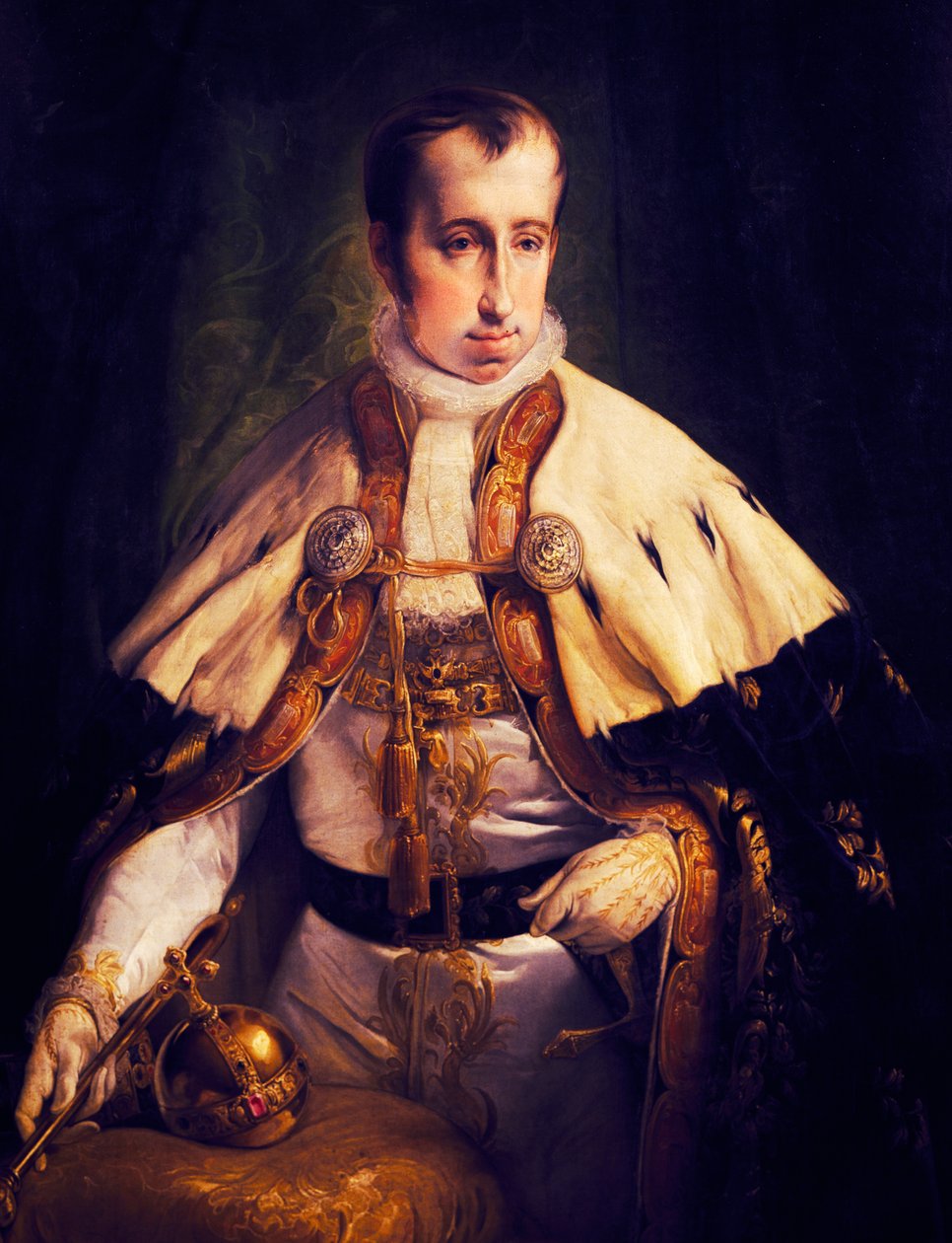 Portret Ferdynanda I Austriackiego (Wiedeń) autorstwa Francesco Hayez