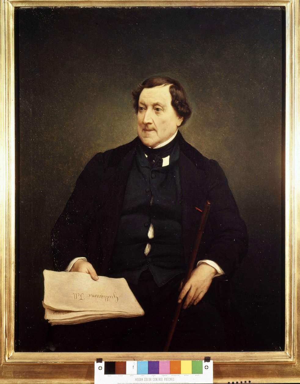 Portret Gioacchino Rossiniego (1792-1868) - autorstwa Hayeza, Muzeum Brera, Mediolan autorstwa Francesco Hayez