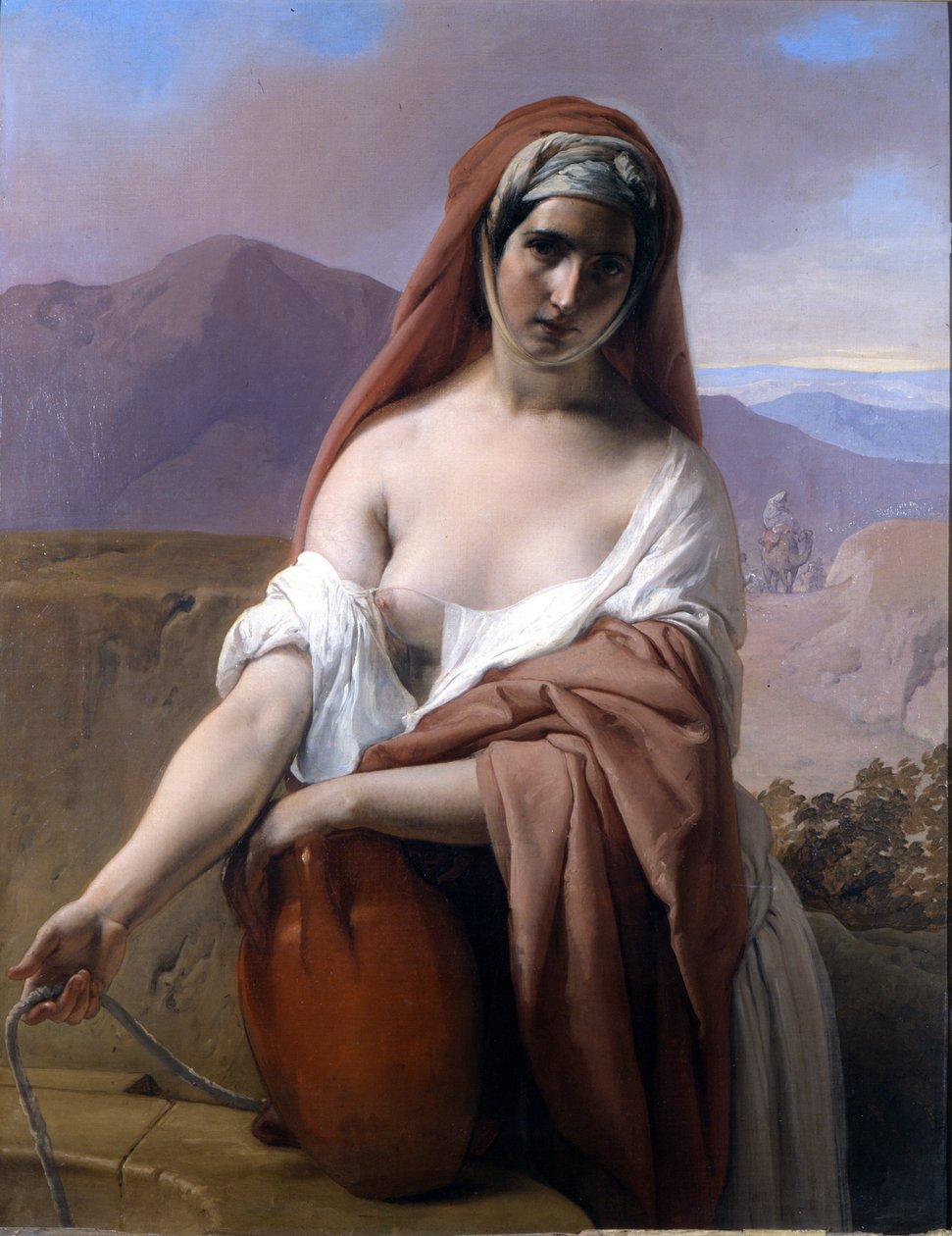 Rebecca przy studni. Obraz Francesco Hayeza. Akademia Brera. Mediolan autorstwa Francesco Hayez