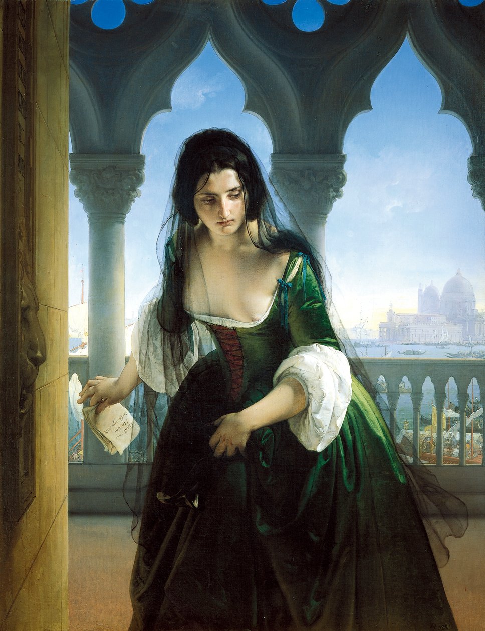 Tajne oskarżenie autorstwa Francesco Hayez