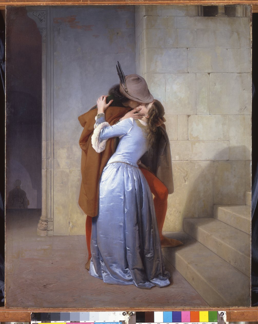 Pocałunek, 1859 autorstwa Francesco Hayez