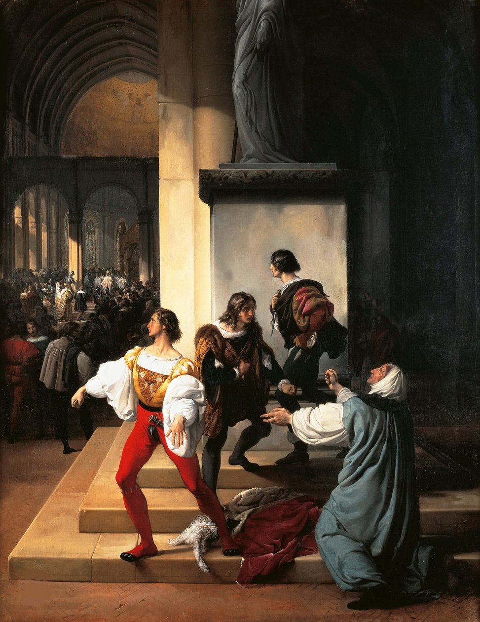 Spisek Lampugnani, 1826. autorstwa Francesco Hayez