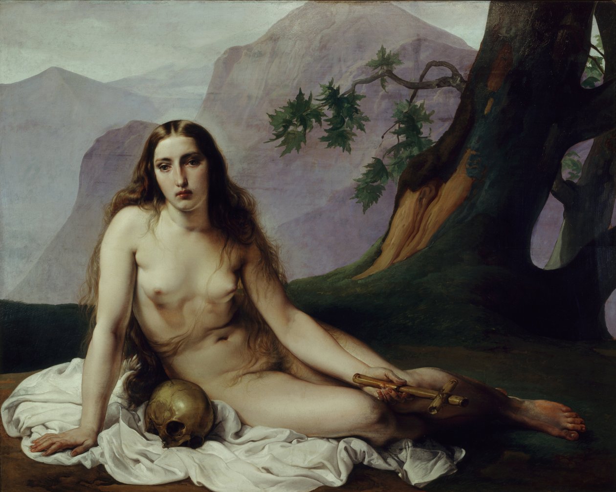 Skruszona Maria Magdalena, 1833. autorstwa Francesco Hayez