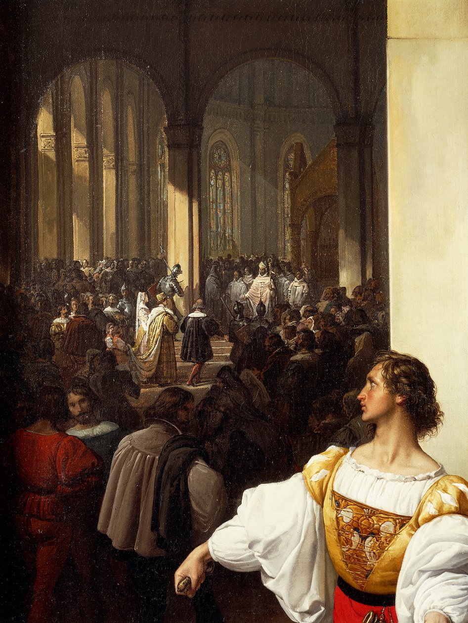 Spisek Lampugnani autorstwa Francesco Hayez