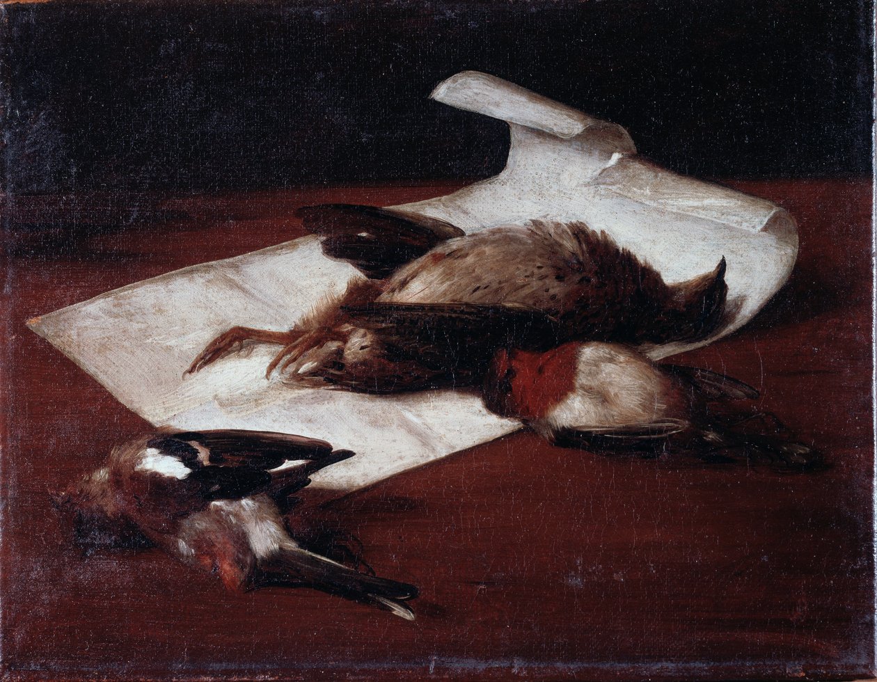 Martwa gra Malarstwo Francesco Inganni (1793-1873) 1862 Dim 25,6x33,2 cm Geny, Galeria Sztuki Współczesnej, inv 184 autorstwa Francesco Inganni