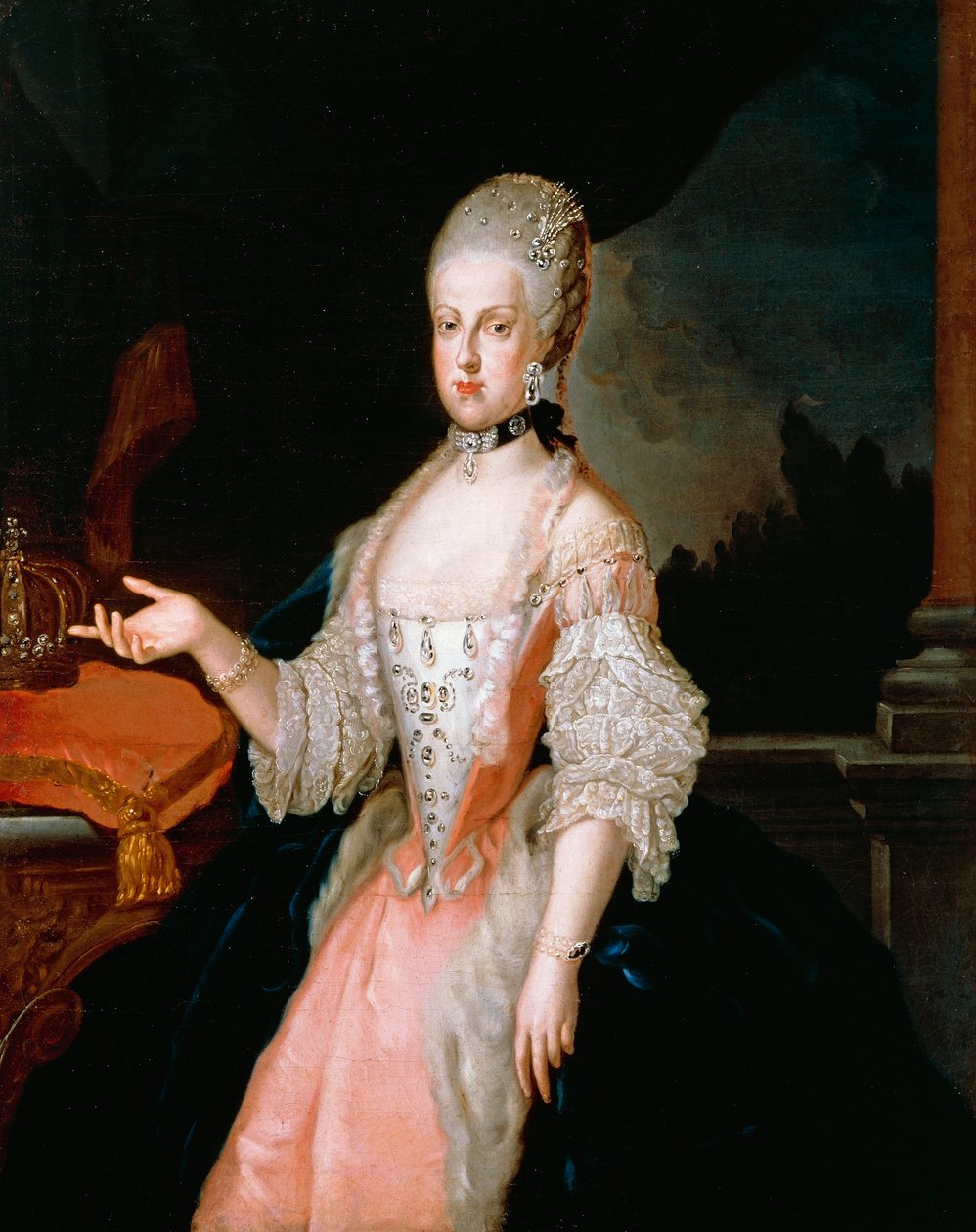 Portret Marii Karoliny Austrii (Wiedeń) autorstwa Francesco Liani