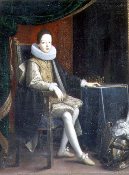 Portret cesarza Ferdynanda II (1578-1637) 1623 autorstwa Francesco Ligozzi