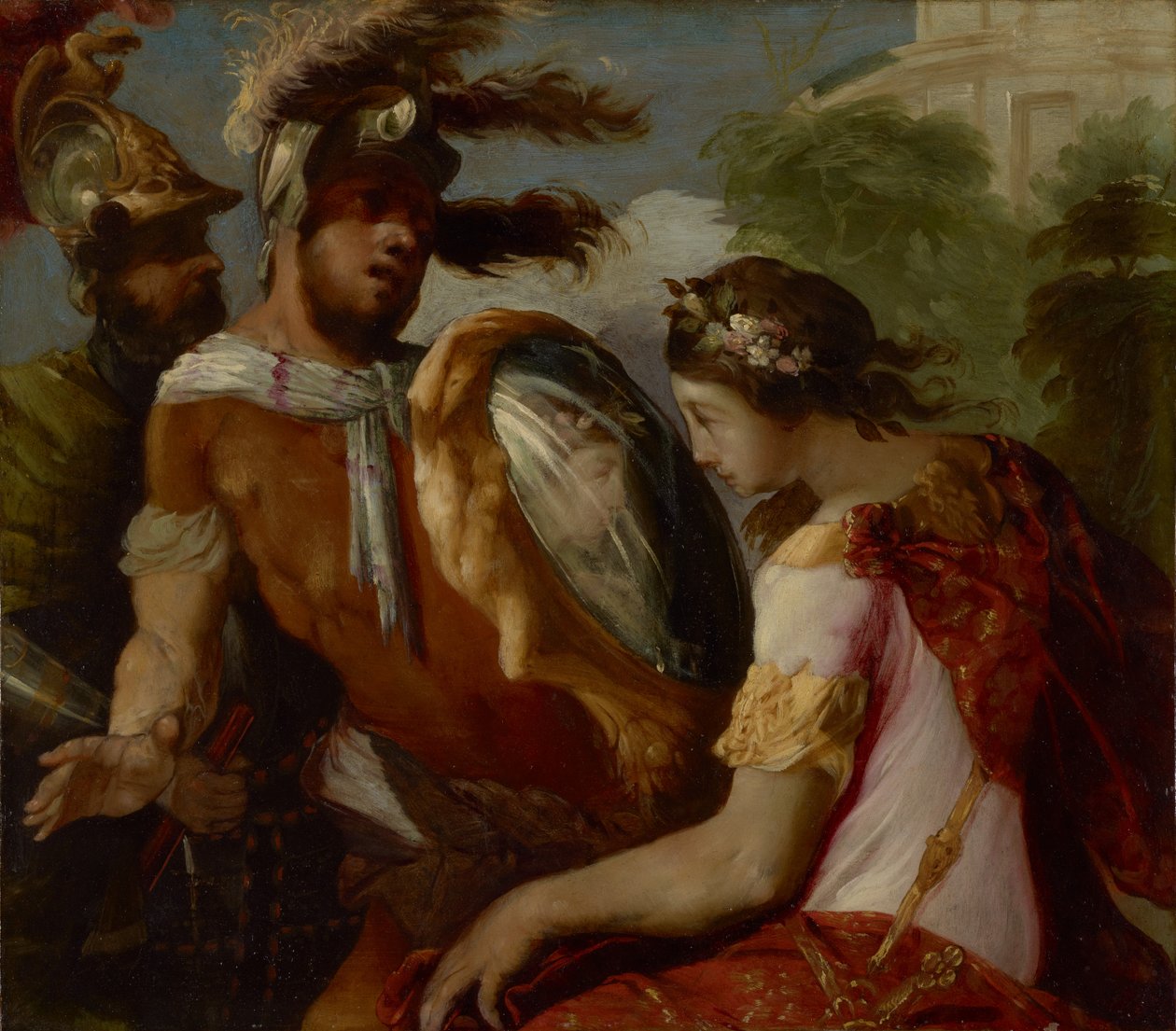 Rinaldo i lustrzana tarcza autorstwa Francesco Maffei