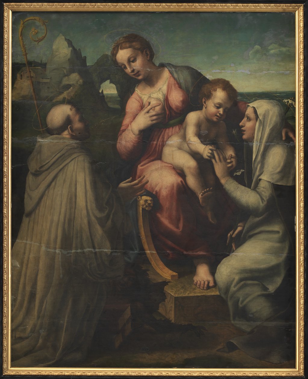 Madonna z Dzieciątkiem ze świętymi autorstwa Francesco Menzocchi