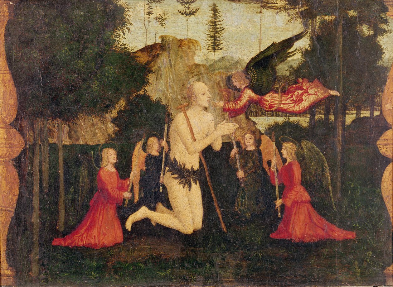 Komunia św. Onufrego autorstwa Francesco Morone