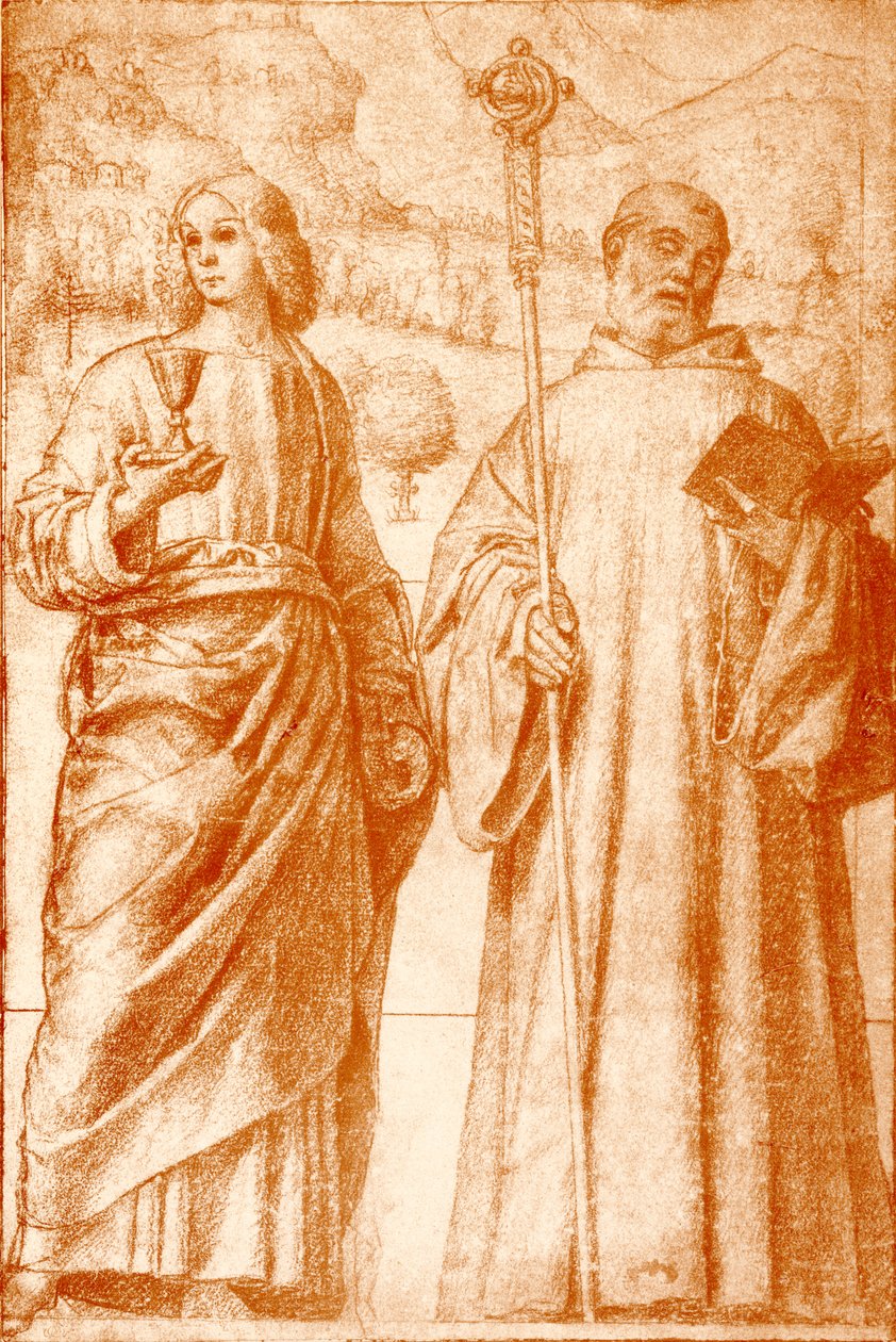 Jana Chrzciciela i św. Benedykta autorstwa Francesco Morone