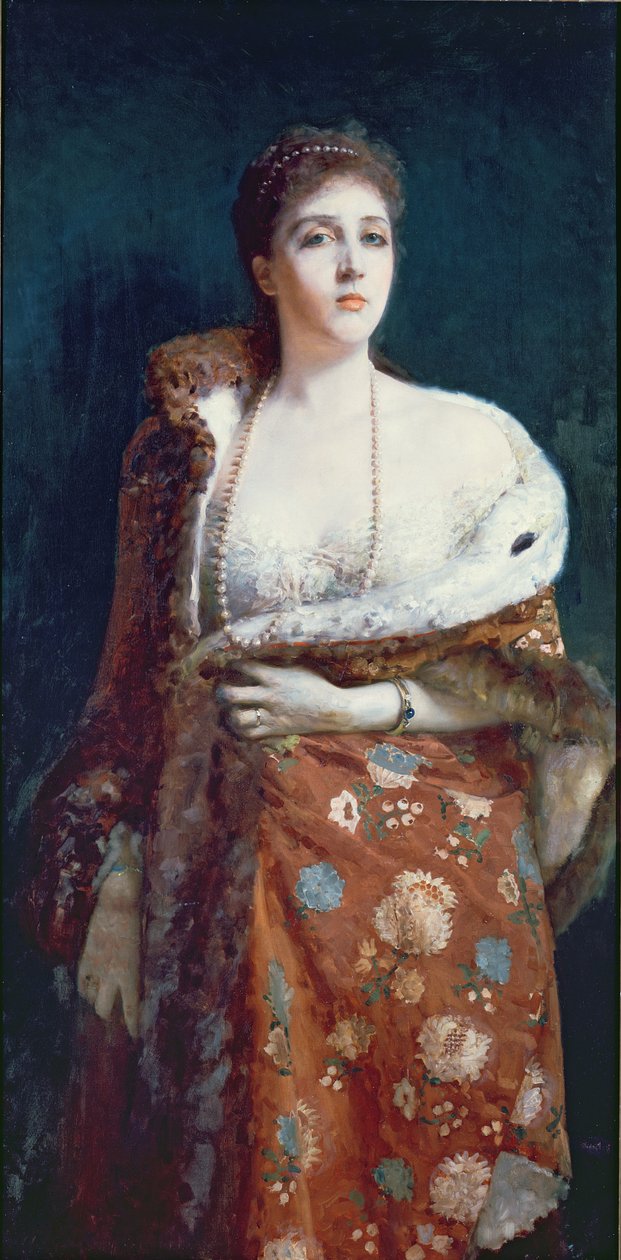 Portret księżnej Fondi autorstwa Francesco Paolo Michetti