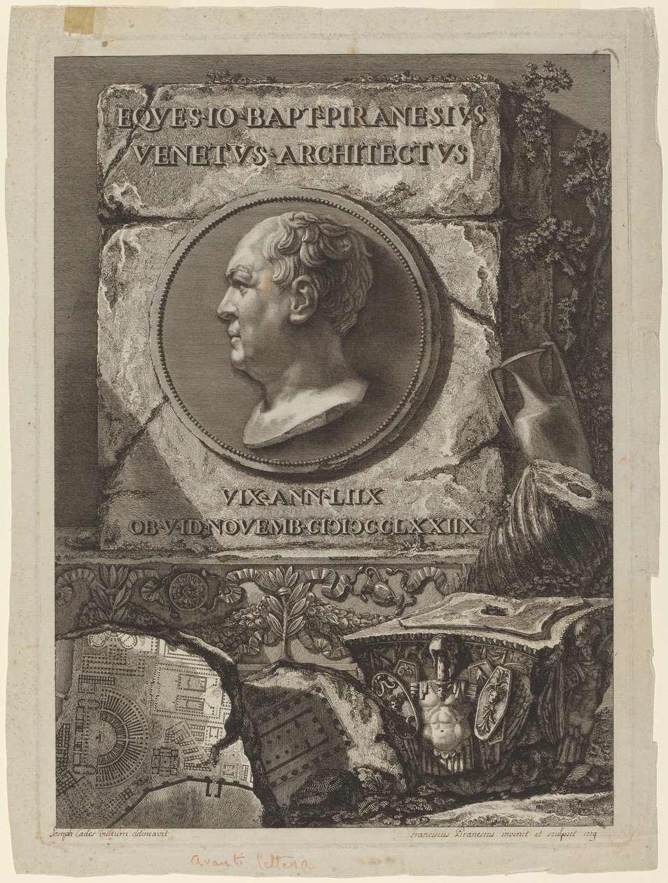 Giovanni Battista Piranesi autorstwa Francesco Piranesi