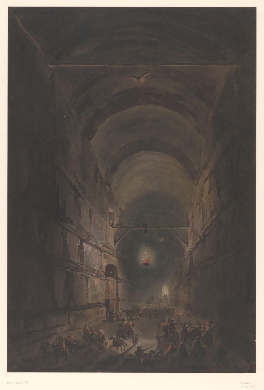 Grota Posillipo Jaskinia Posillipo koło Neapolu autorstwa Francesco Piranesi