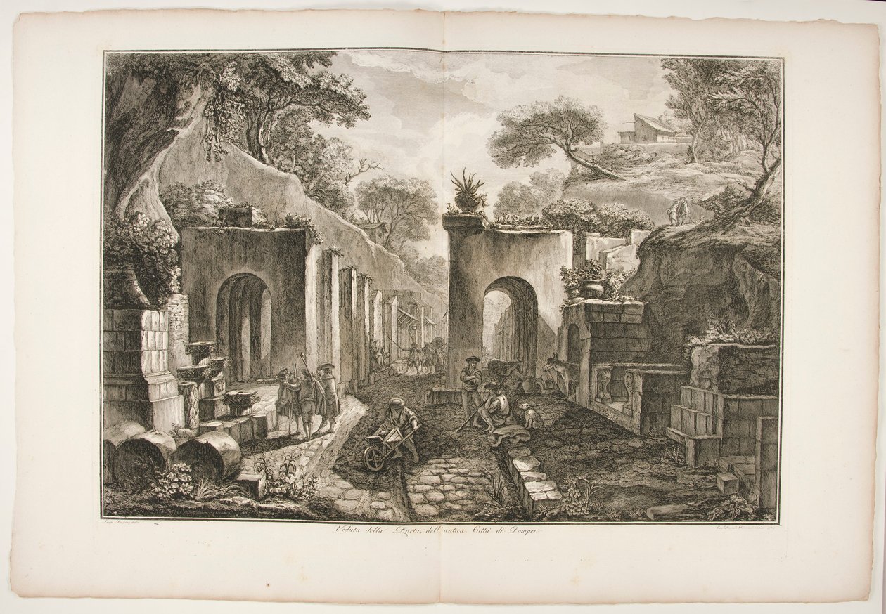 Widok na Porta dell autorstwa Francesco Piranesi