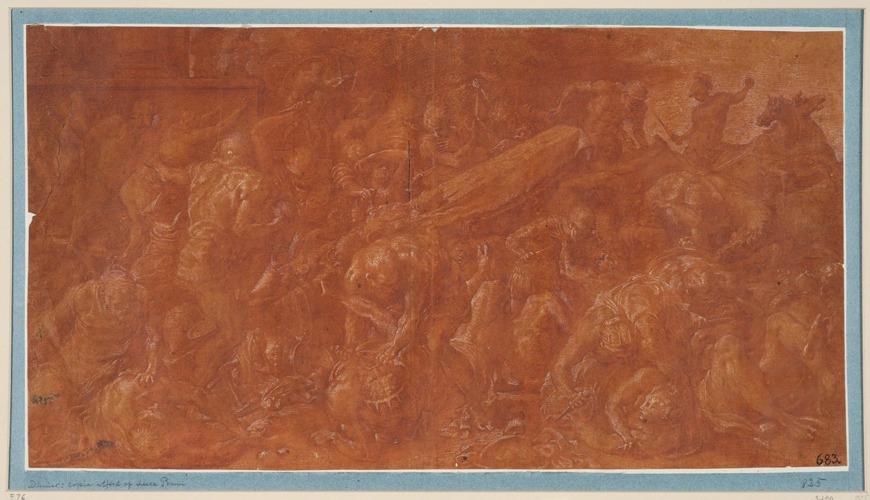 Agamemnon und Kassandra werden während eines Banketts ermordet autorstwa Francesco Primaticcio