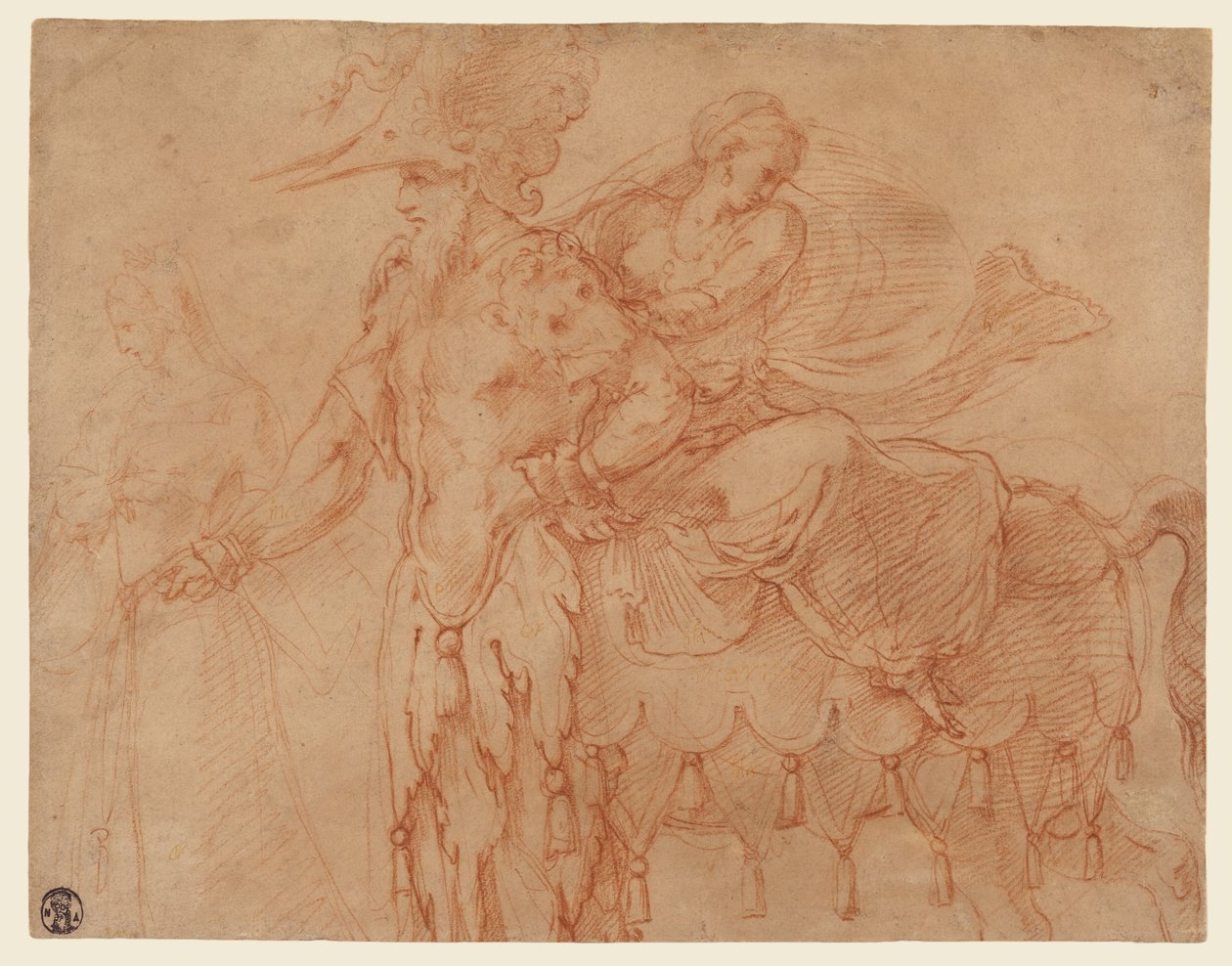 Centaur i Lapith autorstwa Francesco Primaticcio