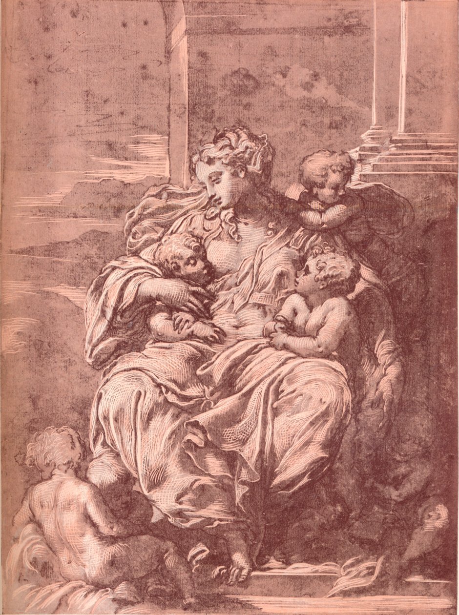 Dobroczynność, XVI wiek, 1903 autorstwa Francesco Primaticcio