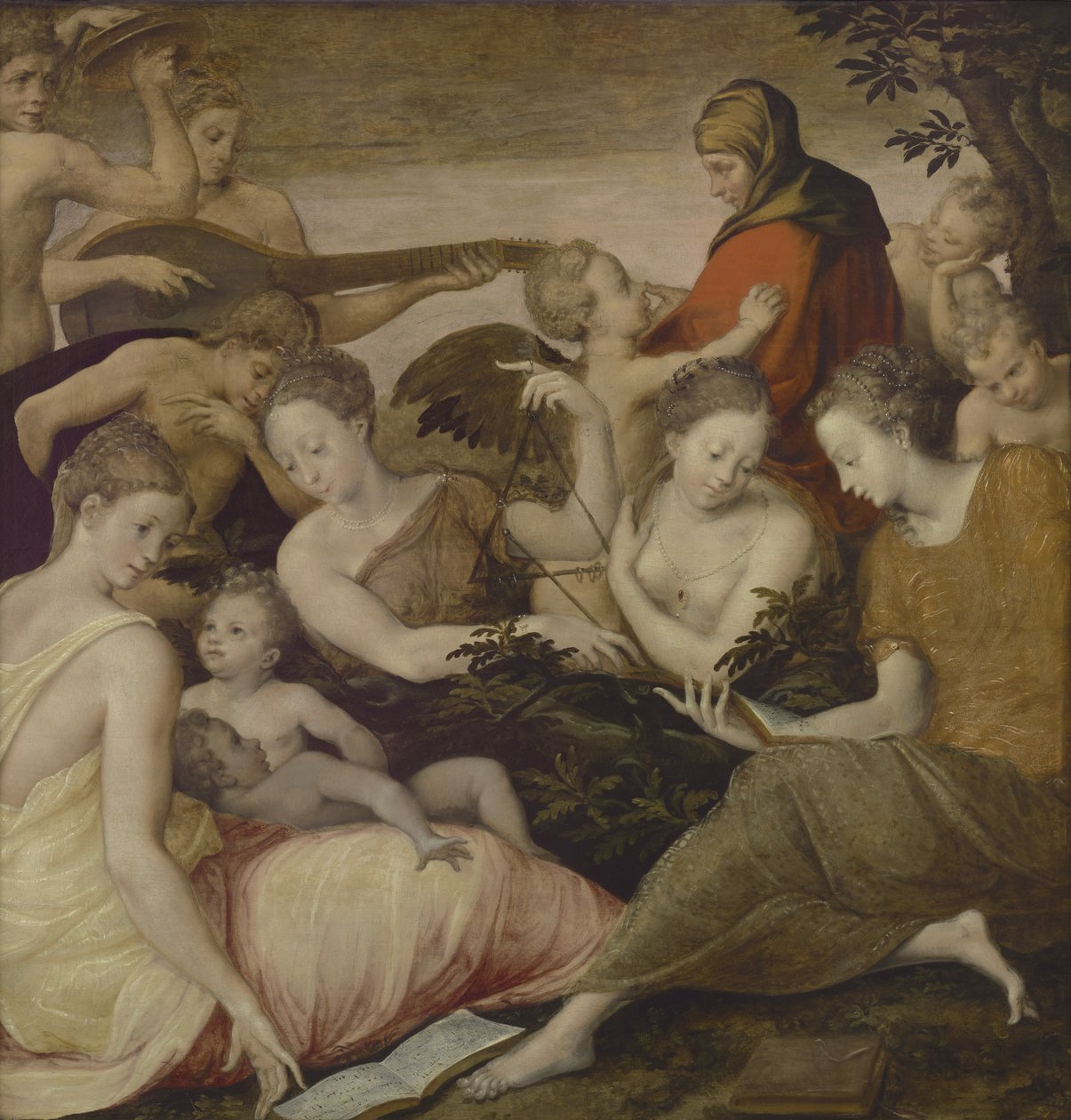 Sztuka Muzyki, ok.1565 autorstwa Francesco Primaticcio