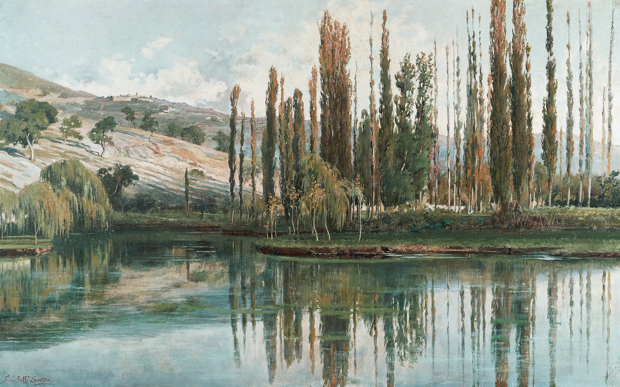 Źródła Clitunno autorstwa Francesco Raffaele Santoro