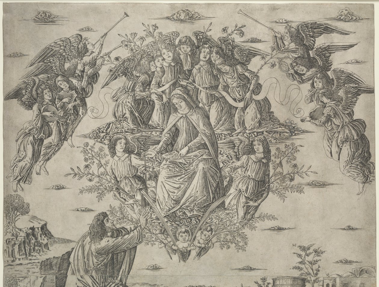 Wniebowzięcie Dziewicy autorstwa Francesco Rosselli