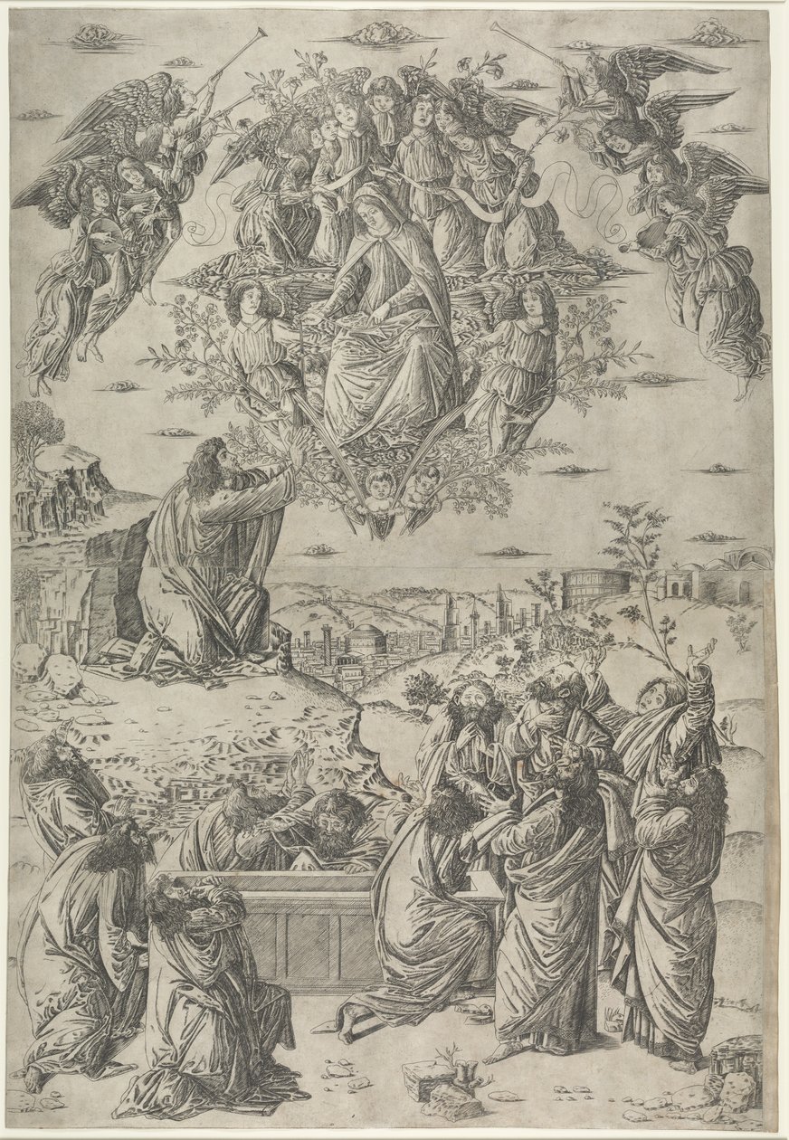 Wniebowzięcie Dziewicy autorstwa Francesco Rosselli