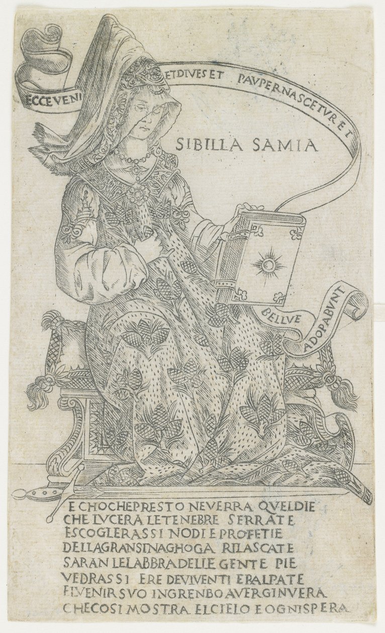 Sybilla somalijska: szeroka maniera, 1485-1500 autorstwa Francesco Rosselli