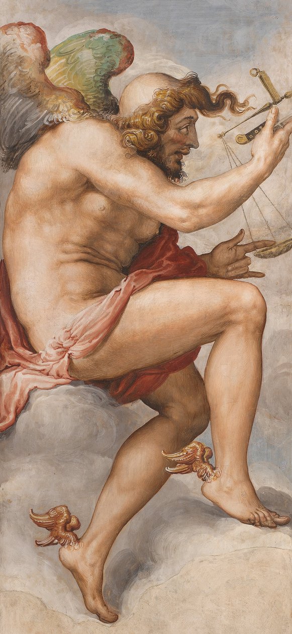 Czas jako okazja (Kairos) autorstwa Francesco Salviati