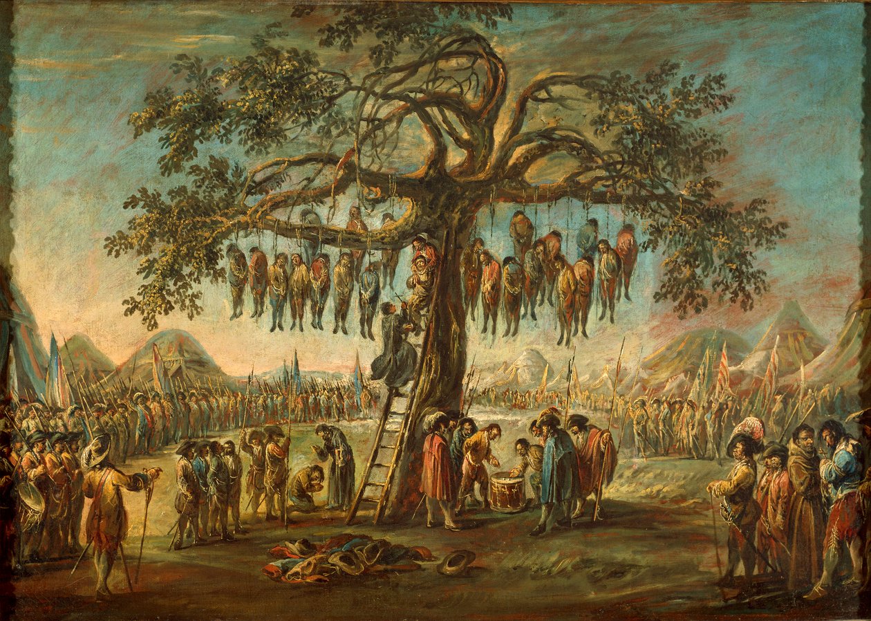Nędza wojny: wisielcy Francesco Simonini autorstwa Francesco Simonini