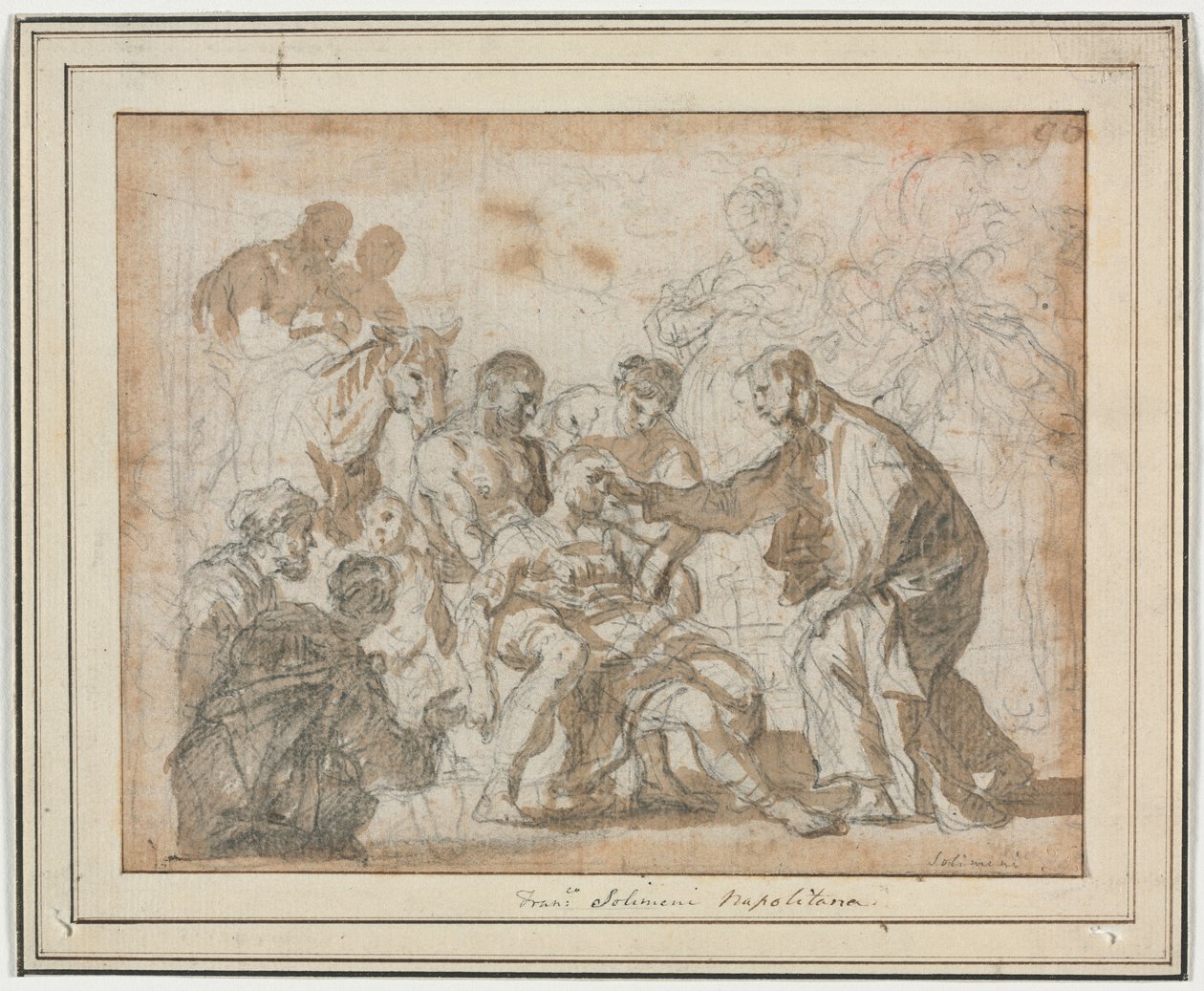Cud świętego Maurusa autorstwa Francesco Solimena