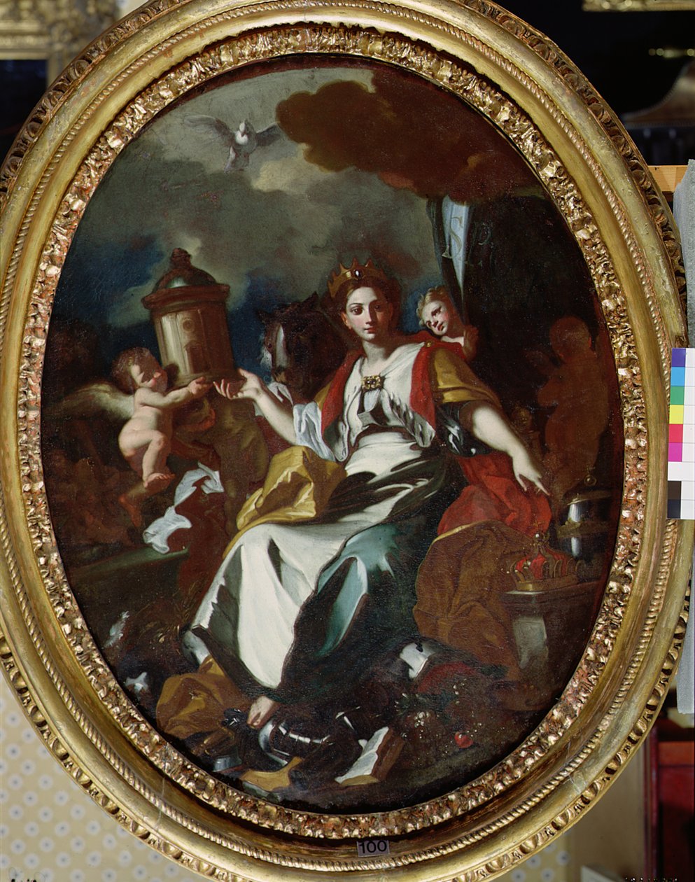 Alegoria Europy (olej na płótnie) autorstwa Francesco Solimena
