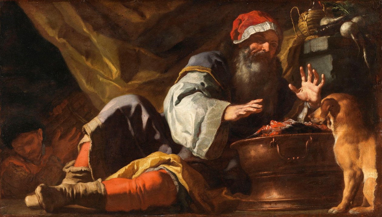 Alegoria zimy autorstwa Francesco Solimena
