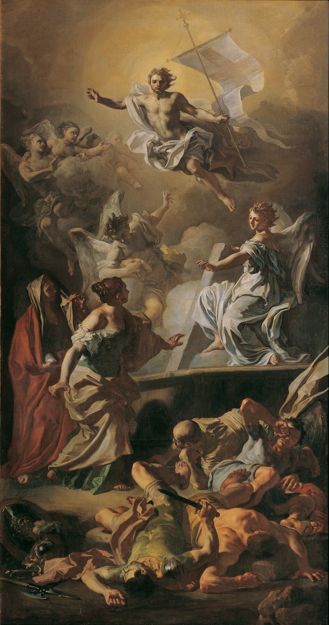zmartwychwstanie Chrystusa autorstwa Francesco Solimena
