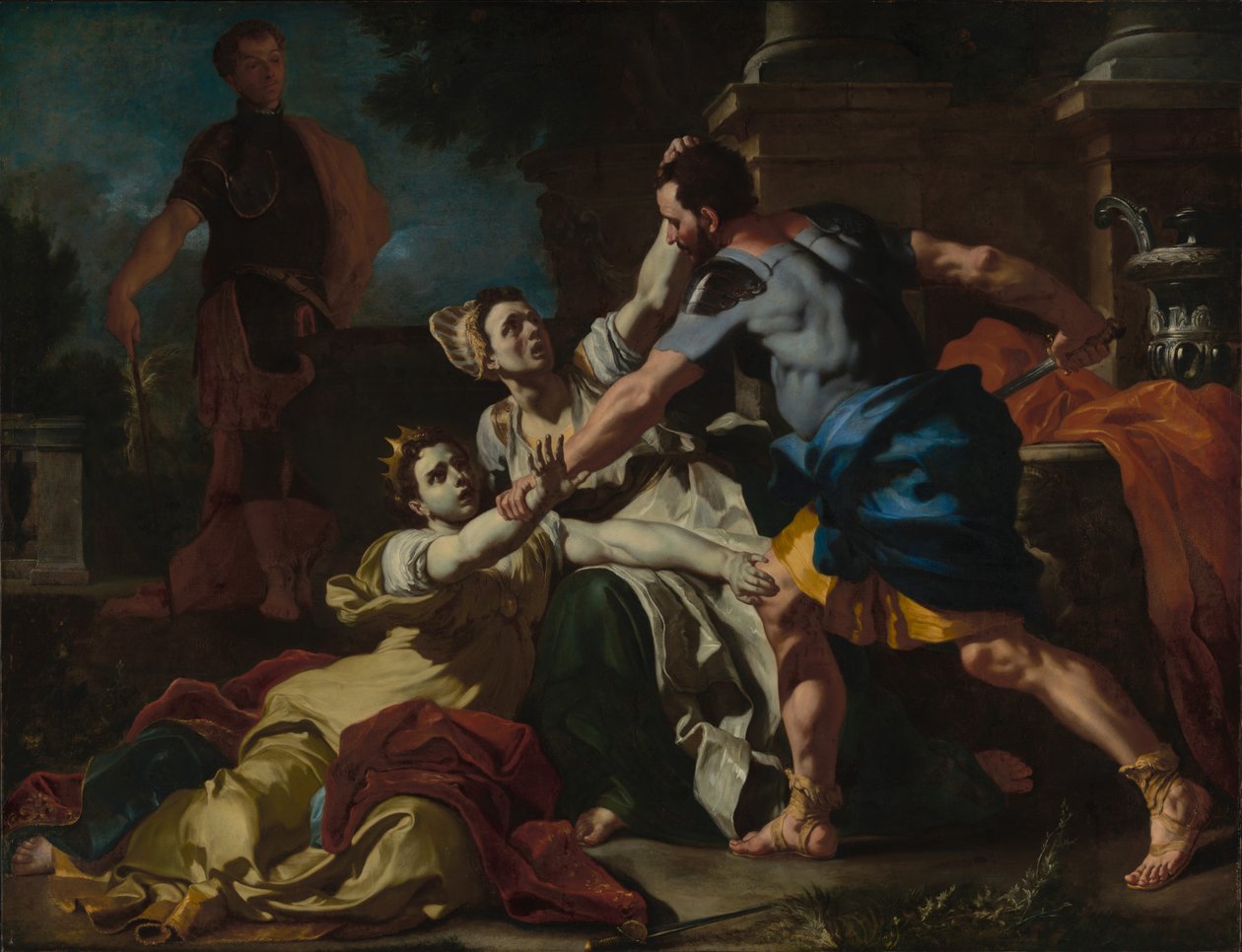 Śmierć Messaliny autorstwa Francesco Solimena