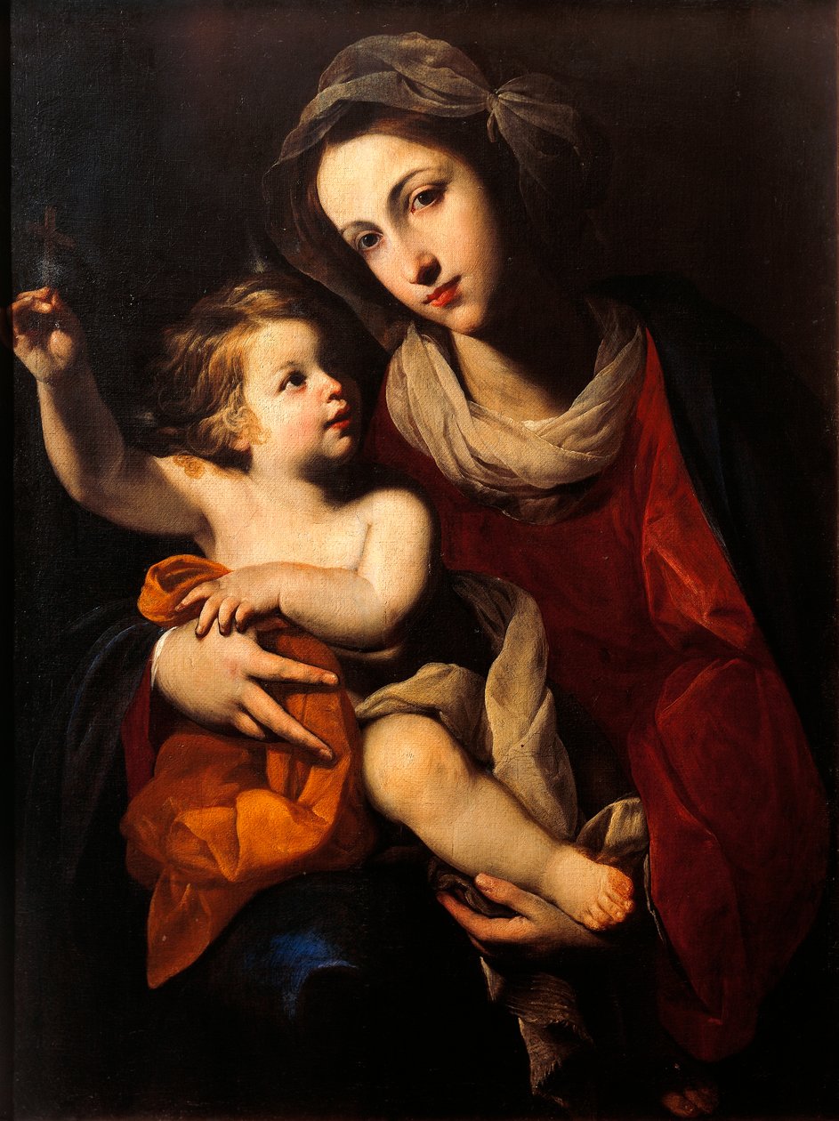 Madonna z Dzieciątkiem – Francesco Solimena (1657-1747) autorstwa Francesco Solimena