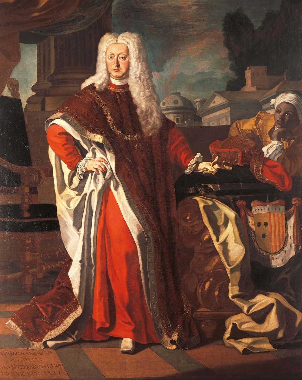 Portret Diego Pignatelli Aragona Cortes (Madryt) autorstwa Francesco Solimena
