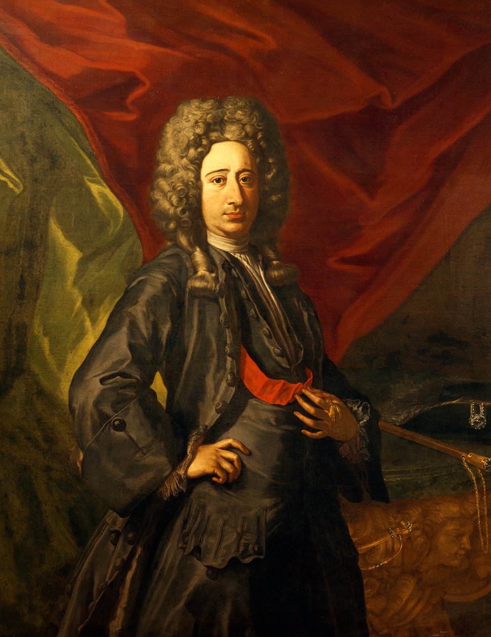 Portret rycerza złotego runa, Francesco Solimena (1657-1747), olej na płótnie, Włochy autorstwa Francesco Solimena