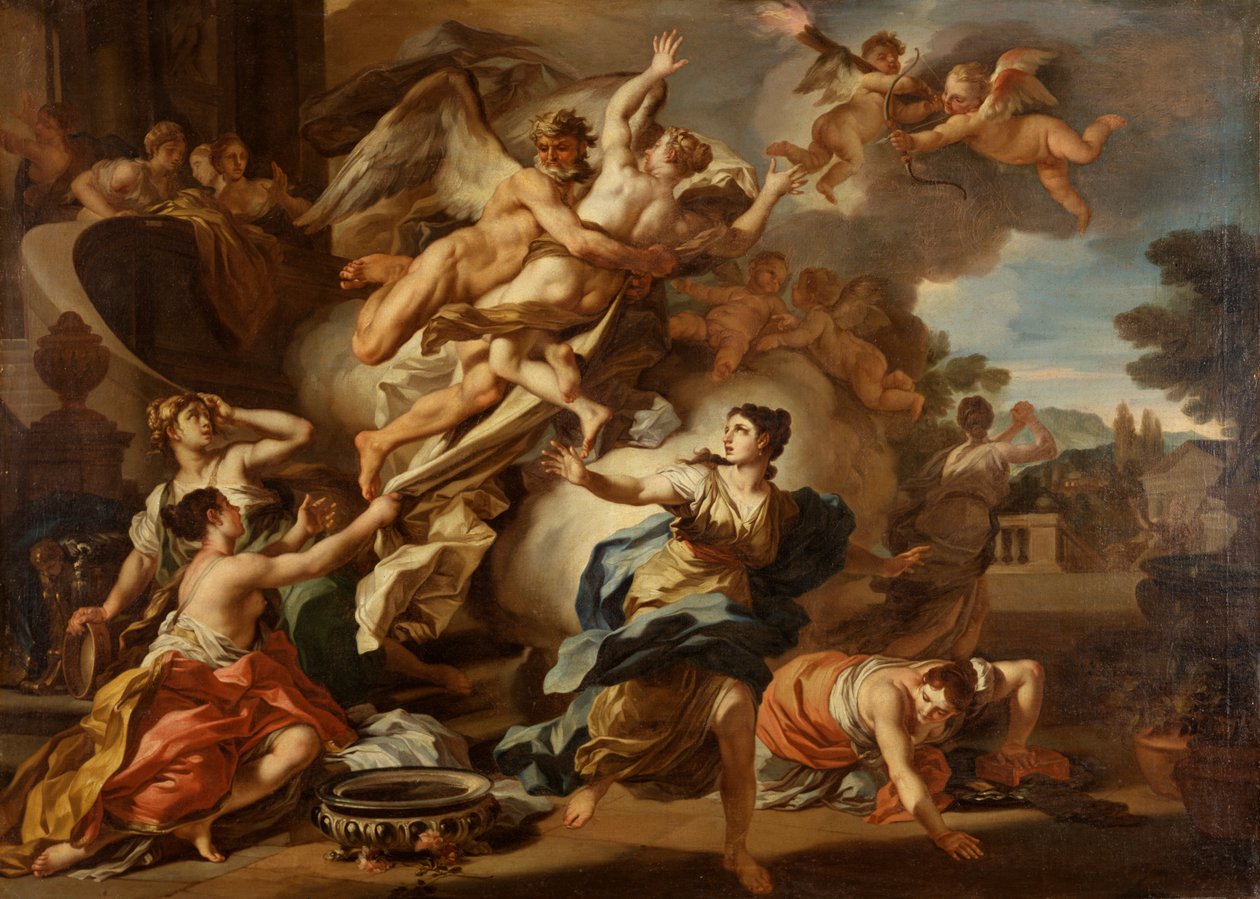 Porwanie Orejtyi autorstwa Francesco Solimena