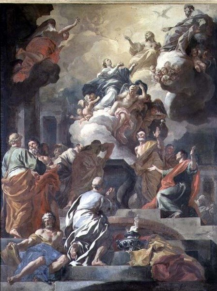 Wniebowzięcie Najświętszej Maryi Panny autorstwa Francesco Solimena