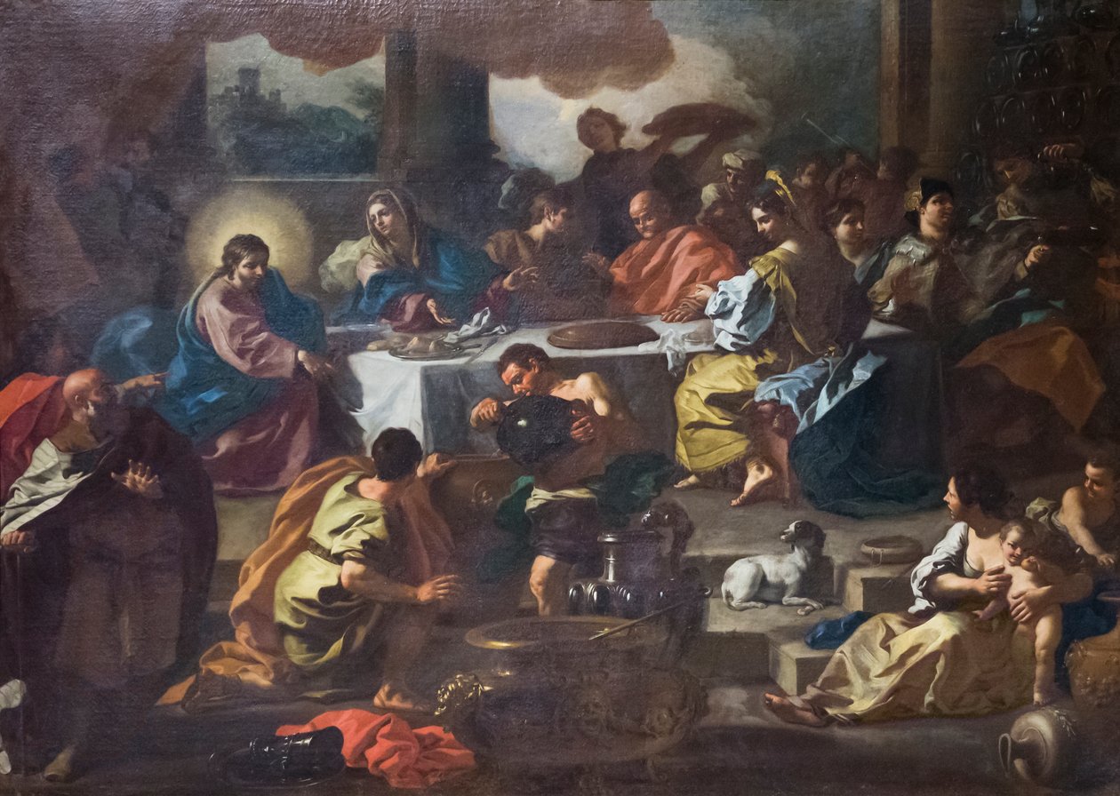 Wesele w Kanie autorstwa Francesco Solimena