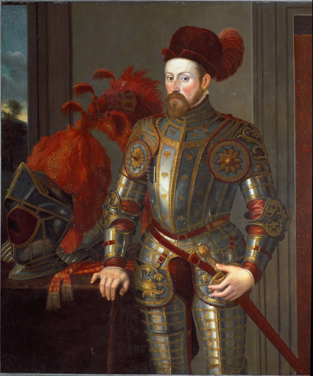 Portret Ferdynanda Tyrolskiego (Ferdynanda II Arcyksięcia Austrii), po 1546 (malarstwo) autorstwa Francesco Terzio