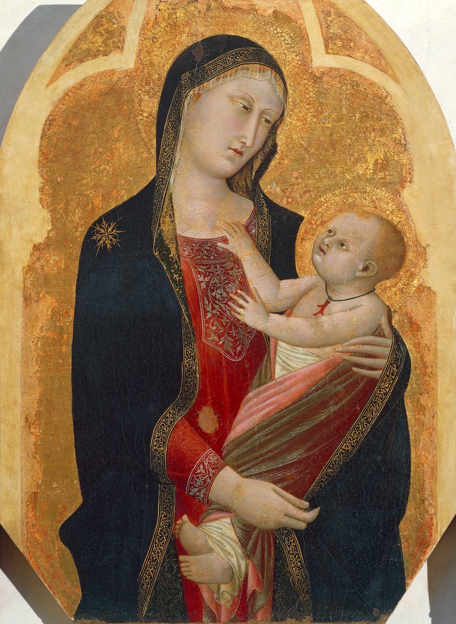 Madonna z Dzieciątkiem, Francesco Traini (czynny 1321-1365) autorstwa Francesco Traini