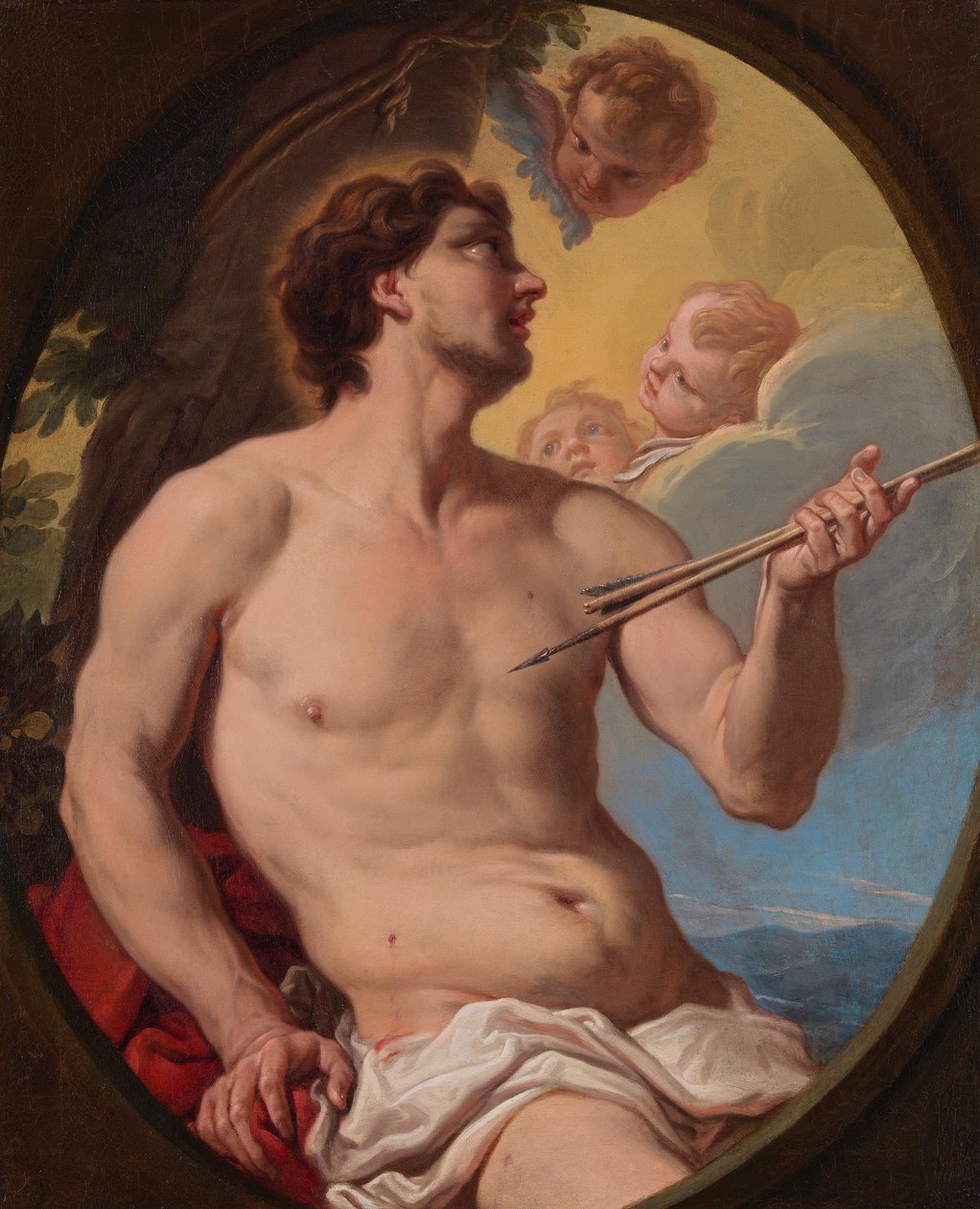 Święty Sebastian autorstwa Francesco Trevisani