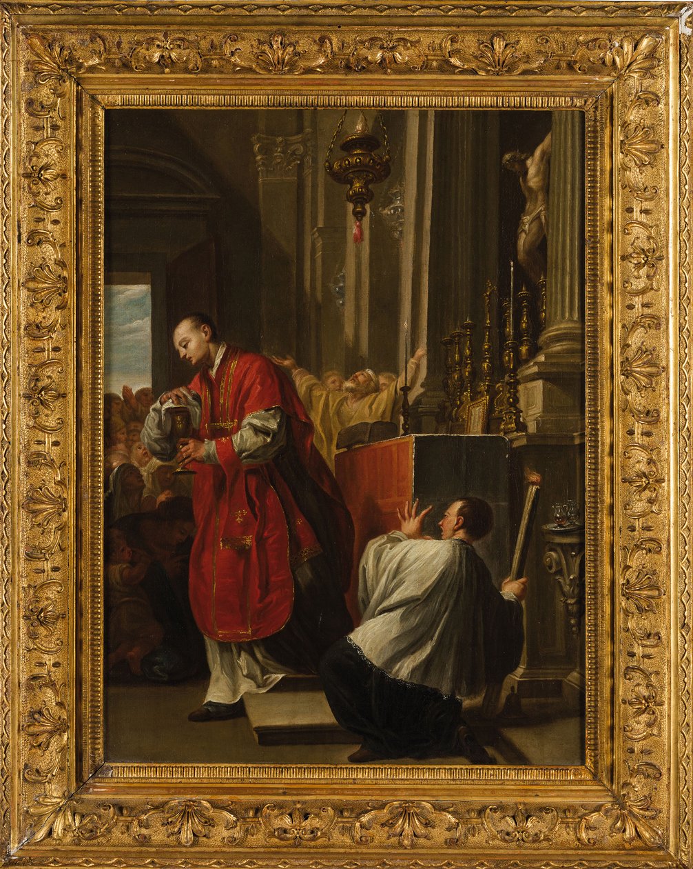 Cud eucharystyczny Bolsena. autorstwa Francesco Trevisani