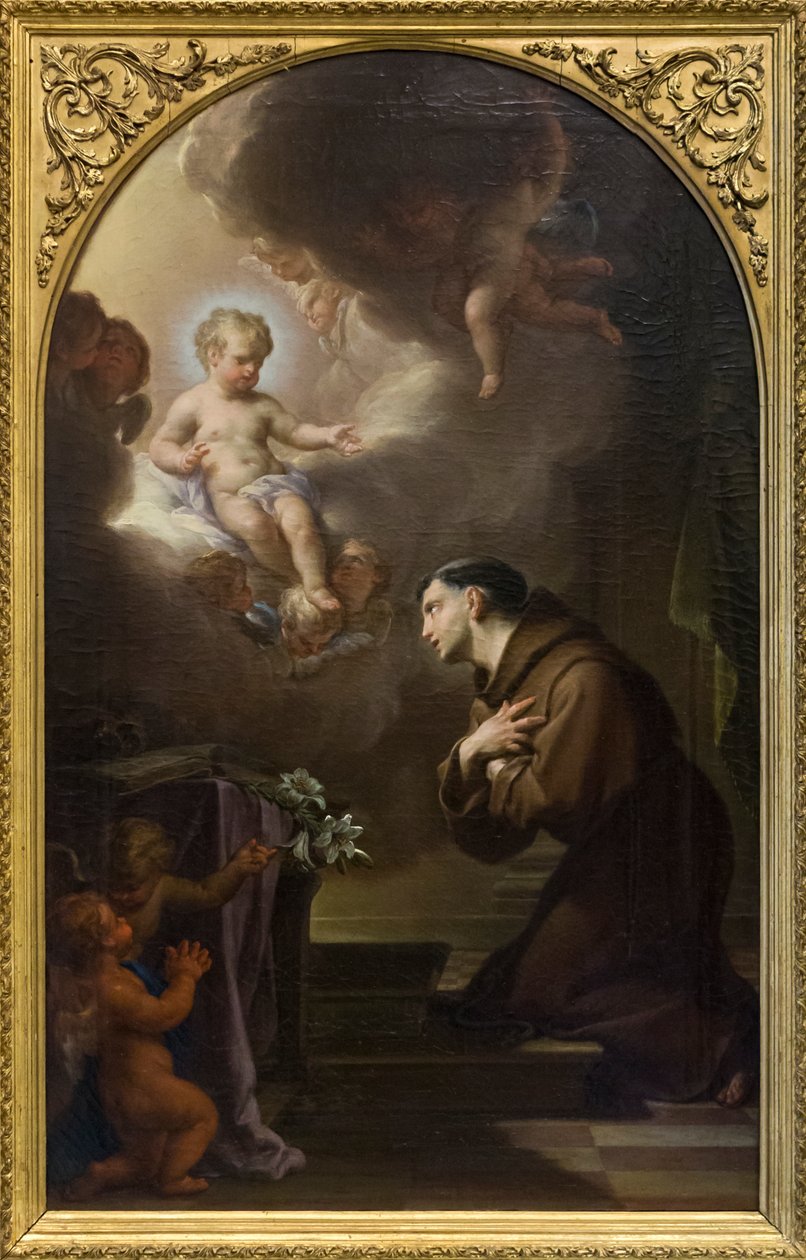 Wizja świętego Antoniego autorstwa Francesco Trevisani